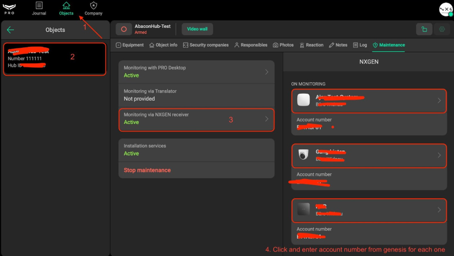 Ajax Account Mapping